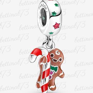 Pandora Gingerbread Man Dangle Charm